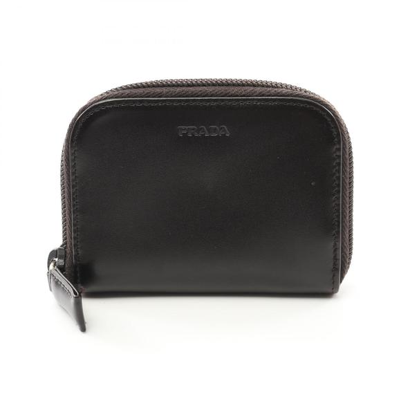 Prada leather Vitello brown coin - Picture 2 of 7